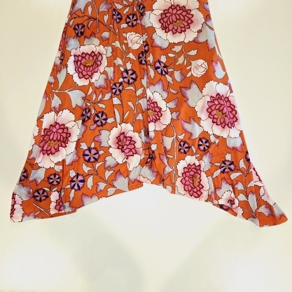 Anthropologie Maeve Clearly Dress Floral Mock Neck Size Medium - Picture 7 of 9